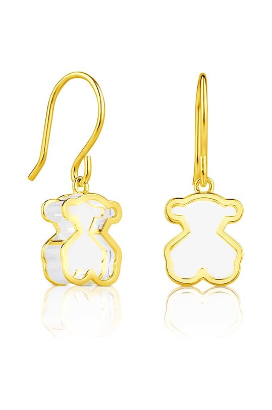 Tous orecchini in argento placcato in oro Galaxy oro plissettato oro 1000114900