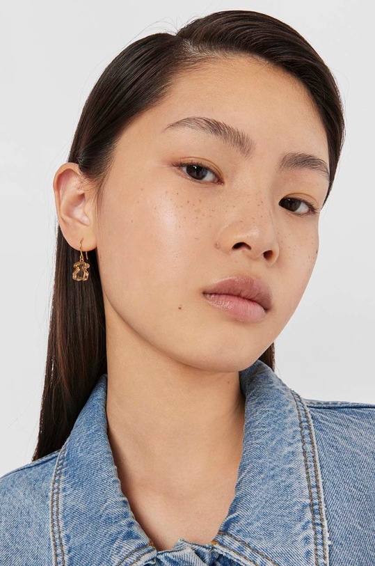 Tous kolczyki ze srebra pokrytego złotem Galaxy złoty 1000114900