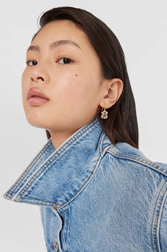 Tous kolczyki ze srebra pokrytego złotem Galaxy 1000114900 złoty