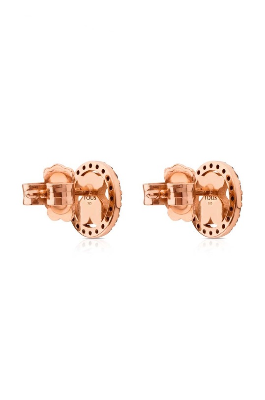 Accesorii Tous cercei din argint placat cu aur Camille 1000051800 roz