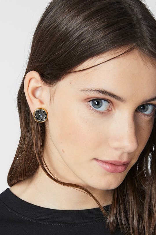 Позлатени сребърни обици Tous Oursin злато 1003591200