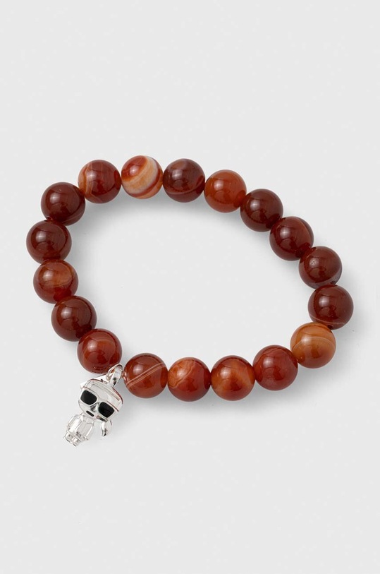 Karl Lagerfeld bransoletka kamień naturalny pomarańczowy 231W3975