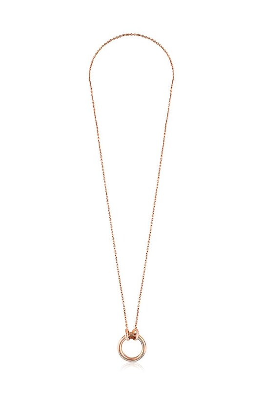 Akcesoria Tous naszyjnik ze srebra pokrytego złotem Hold 1000074900 złoty