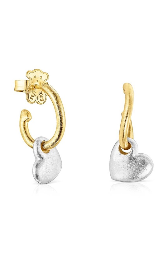 Tous kolczyki ze srebra pokrytego złotem Luah pozłacane multicolor 1003601200