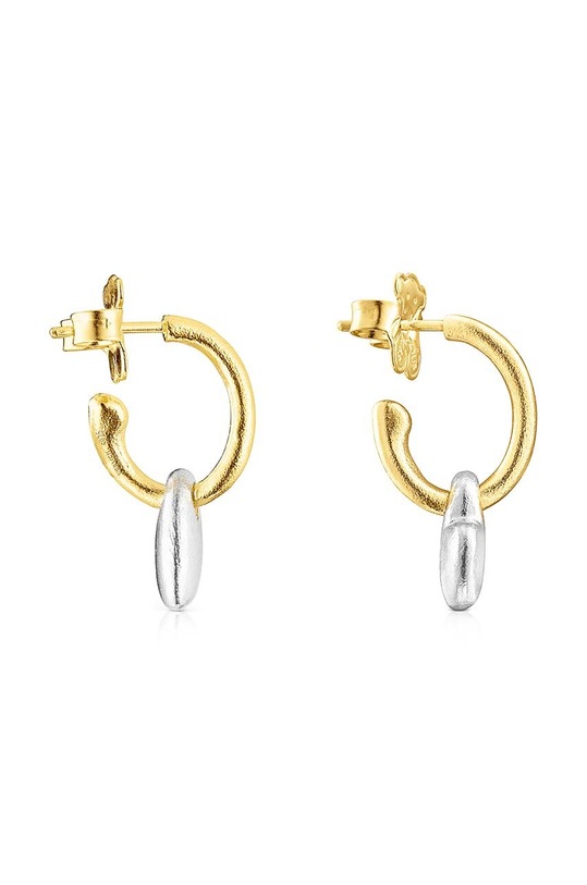 Tous kolczyki ze srebra pokrytego złotem Luah 1003601200 multicolor AA00