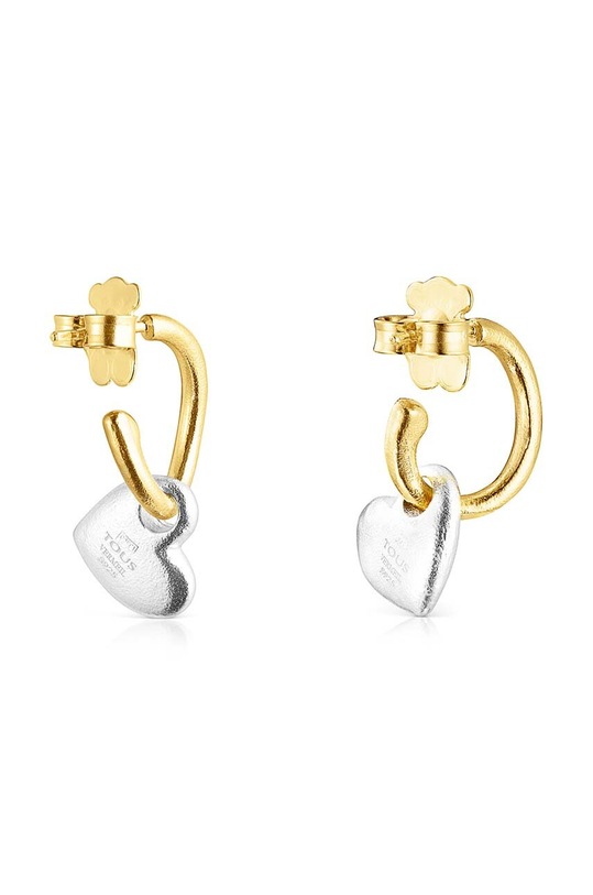 Akcesoria Tous kolczyki ze srebra pokrytego złotem Luah 1003601200 multicolor