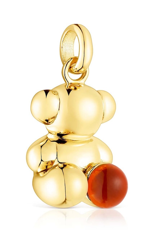 Серебряный кулон Tous Bold Bear 1003847200 золотой AA00