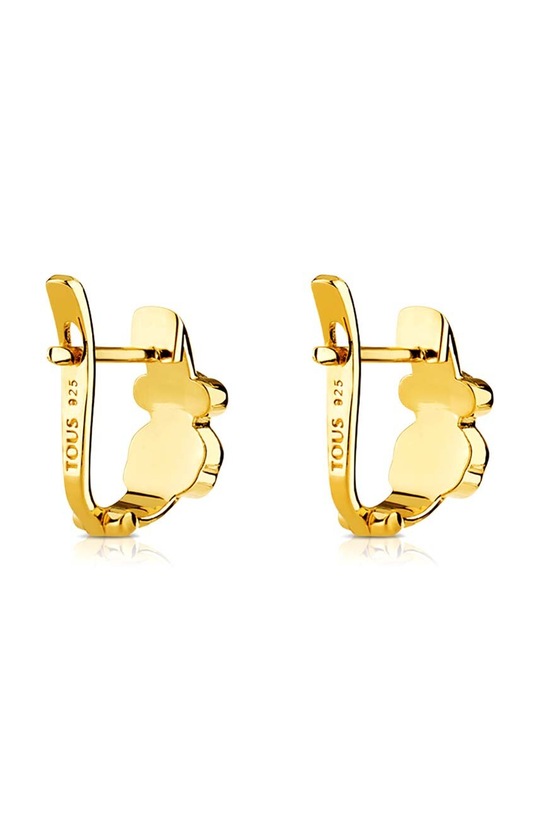 Akcesoria Tous kolczyki ze srebra pokrytego złotem Gen 1003633200 złoty