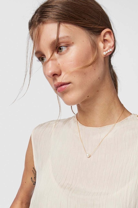 Tous naszyjnik ze srebra pokrytego złotem Gloss 1003432900 złoty