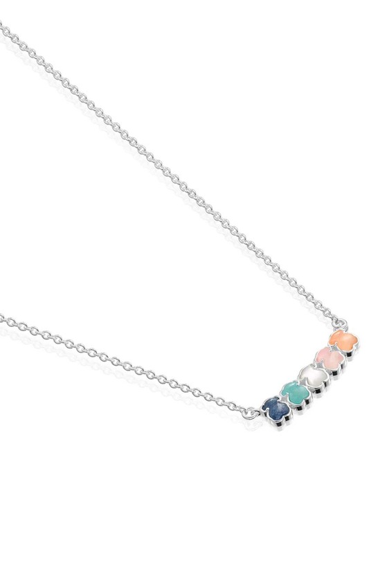 Akcesoria Tous naszyjnik srebrny Mini Color 1002076000 srebrny