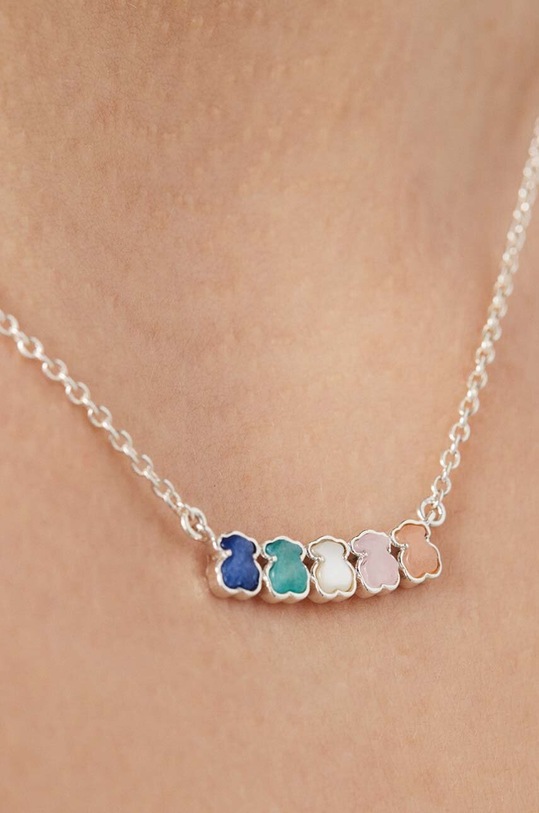 Tous naszyjnik srebrny Mini Color srebrny 1002076000