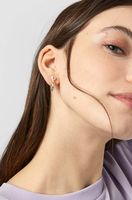 Srebrne naušnice Tous Icon Pearl 1003332800 srebrna