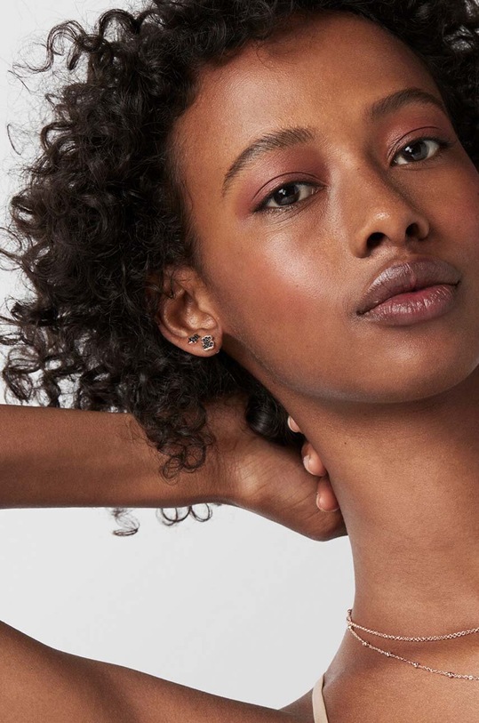 Tous kolczyki ze srebra pokrytego złotem 4-pack Mini Motif 1001932600