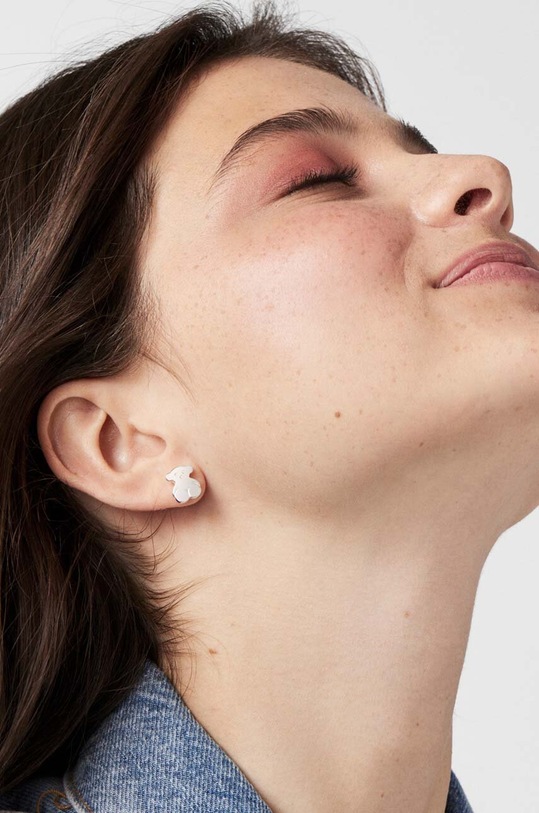 Tous kolczyki srebrne Sweet Dolls 1003394300 srebrny