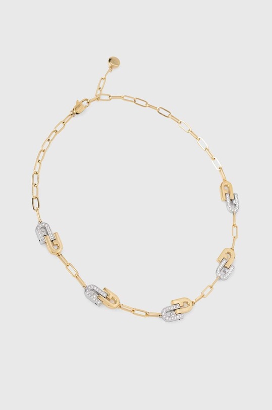 Furla naszyjnik cyrkonia złoty FJ0130NTU