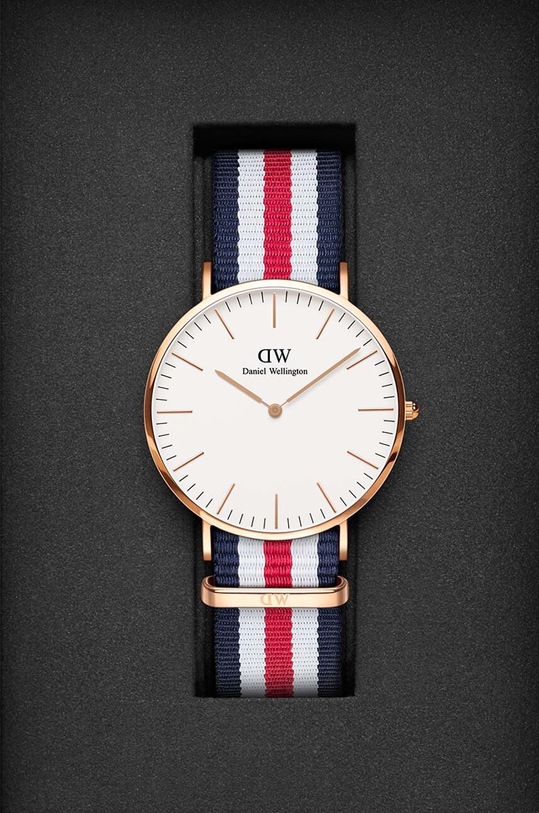 Daniel Wellington zegarek Classic 40 Canterbury RG DW00100002 multicolor AA00