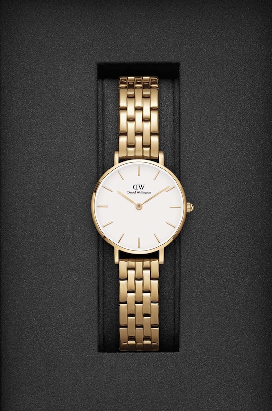Doplňky Hodinky Daniel Wellington Petite 28 5-Link DW00100614 zlatá
