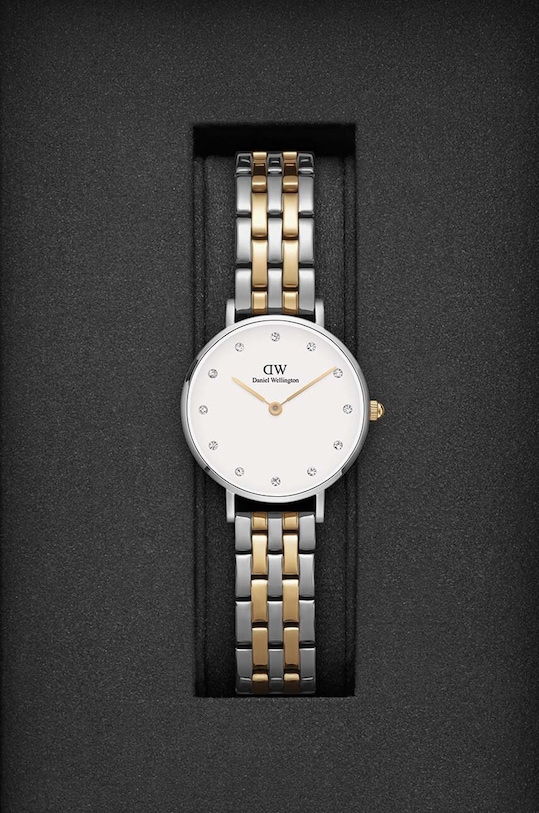 Akcesoria Daniel Wellington zegarek Petite Lumine 28 5-Link DW00100616 złoty