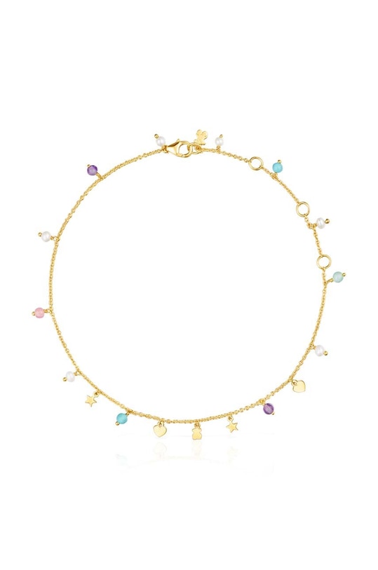 Tous bransoletka na kostkę pozłacana Cool Joy 1003191100 złoty AA00