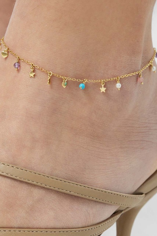 Tous bransoletka na kostkę pozłacana Cool Joy złoty 1003191100