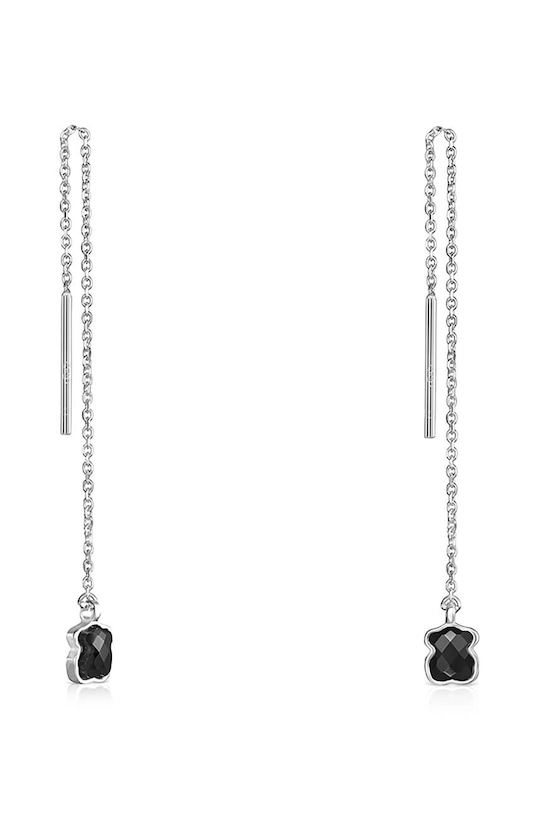 Tous kolczyki srebrne Mini Onix srebro srebrny 1001938700