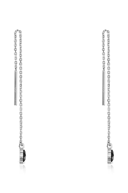 Tous kolczyki srebrne Mini Onix 1001938700 srebrny AA00