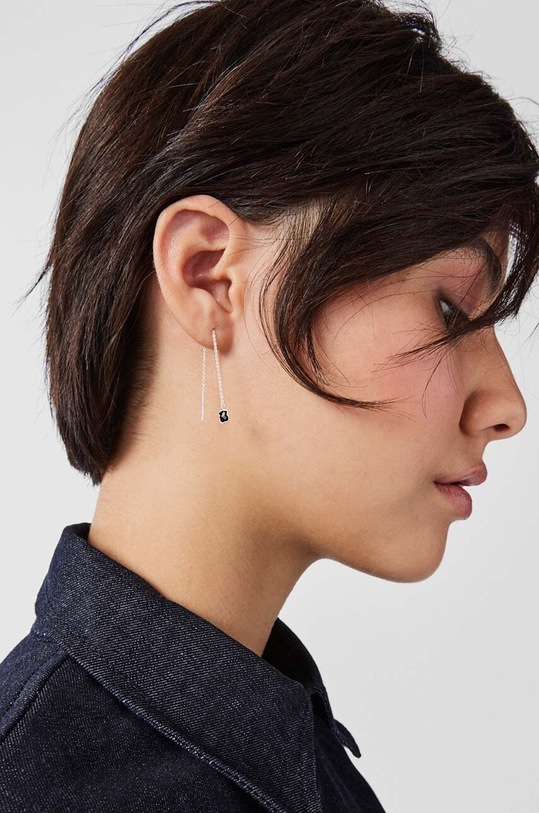 Tous kolczyki srebrne Mini Onix 1001938700