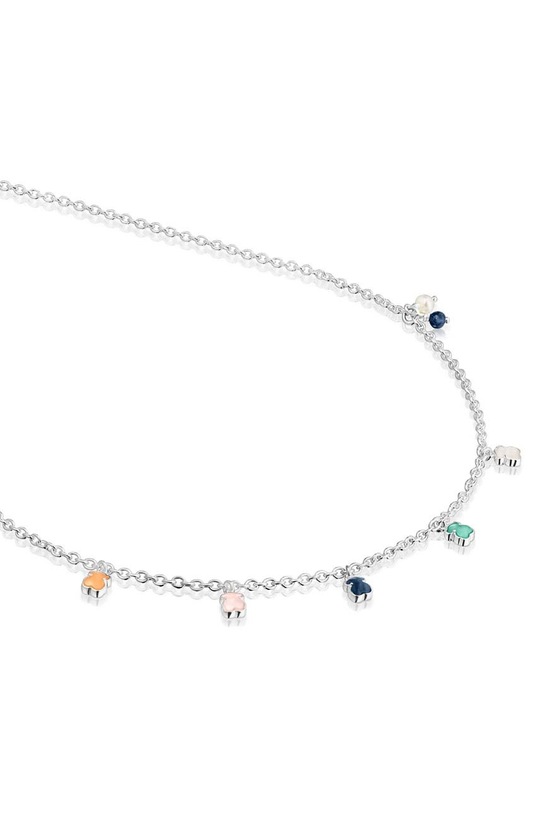 Akcesoria Tous naszyjnik srebrny Mini Color 1002076100 srebrny