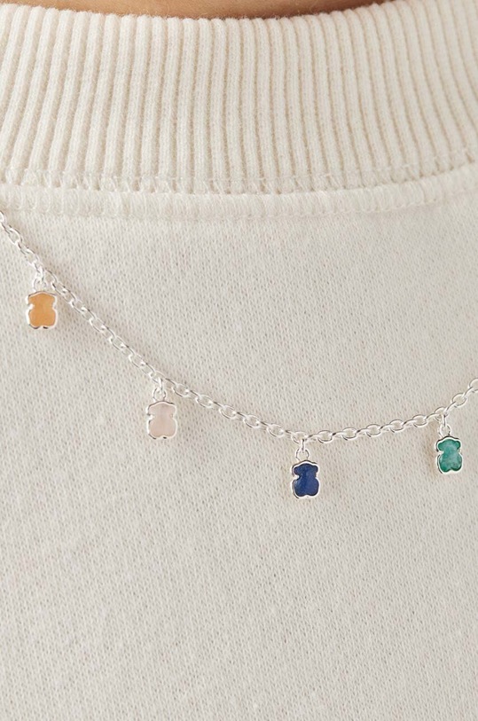 Tous naszyjnik srebrny Mini Color srebrny 1002076100