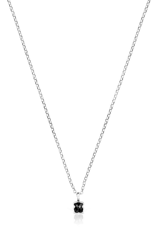 Tous naszyjnik srebrny Mini Onix srebro srebrny 1001938200