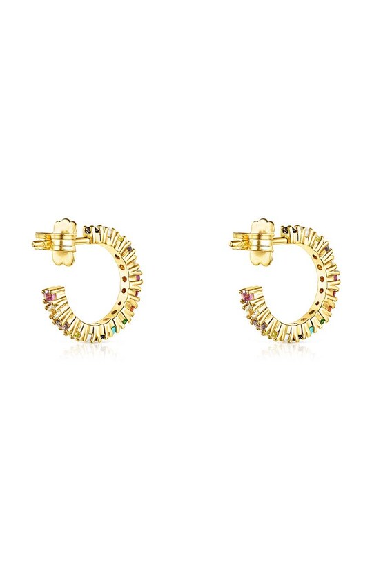 Accesorii Tous cercei din argint placat cu aur 1003499300 aur