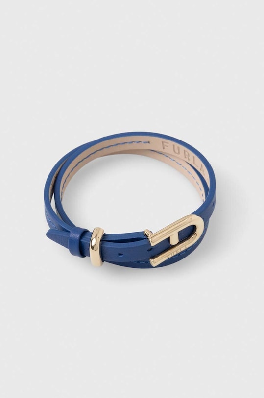 Кожаный браслет Furla тёмно-синий FJ0409BTU