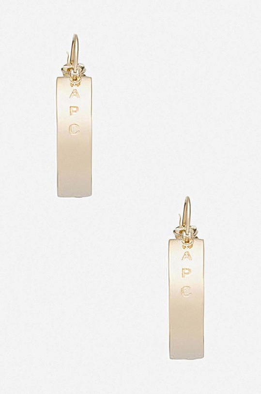 Accessories A.P.C. earrings MEACC.F70685 golden