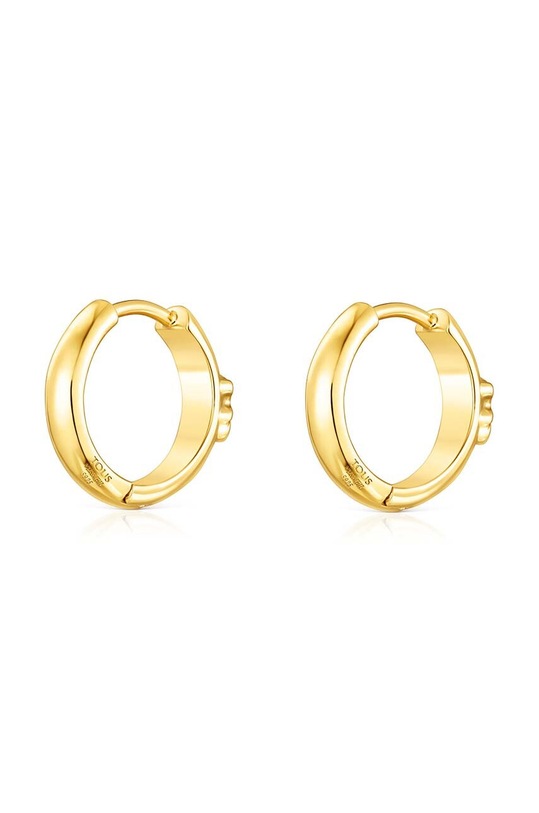 Accesorii Tous cercei din argint placat cu aur 1003912000 aur