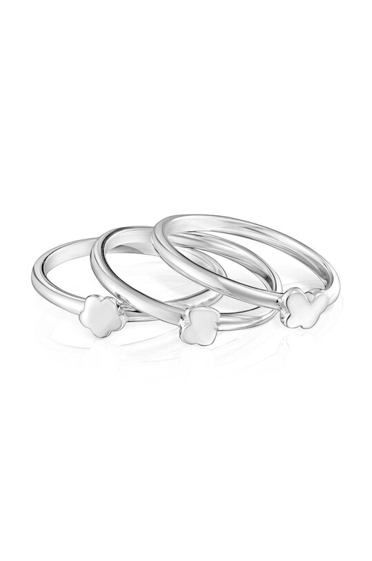 Серебряное кольцо Tous 3 шт Bold Motif 1003877210 серебрянный AA00