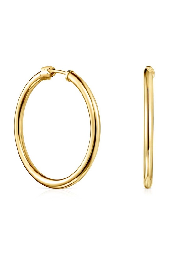 Tous kolczyki ze srebra pokrytego złotem Basics pozłacane złoty 1002124700