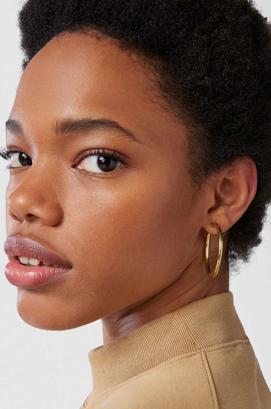 Tous kolczyki ze srebra pokrytego złotem Basics 1002124700 złoty