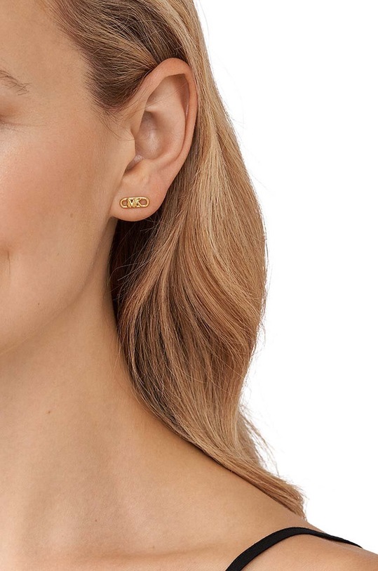 Akcesoria Michael Kors kolczyki srebrne MKC164300710 złoty