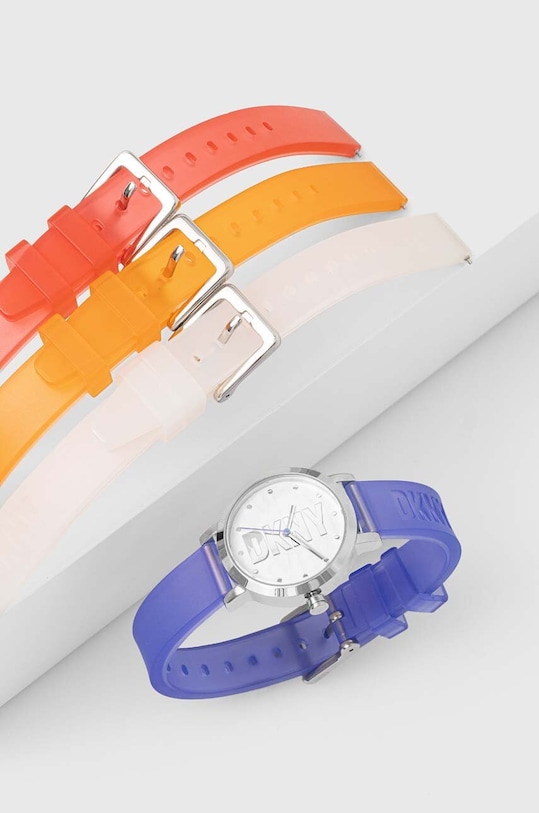 Dkny ceas NY6661SET argintiu NY6661SET