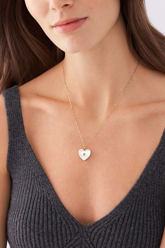 Fossil naszyjnik JF04430710 złoty