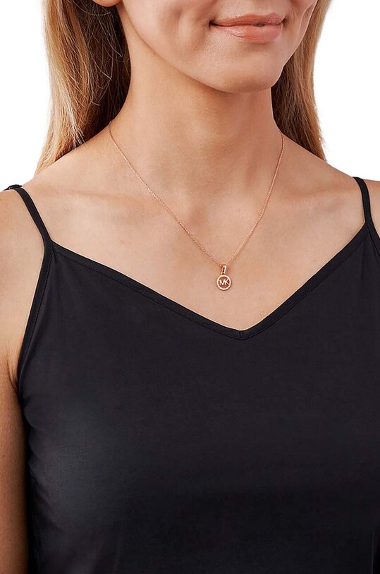 Серебряное колье с позолотой Michael Kors золотой MKC1108AN791