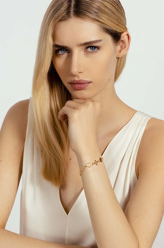 Lilou bransoletka pozłacana Les Trésors de Lilou złoty BR/AZUR