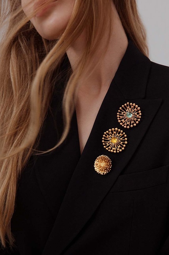 Accesorii Lilou broșă Celebrate 187/42/BRO roz