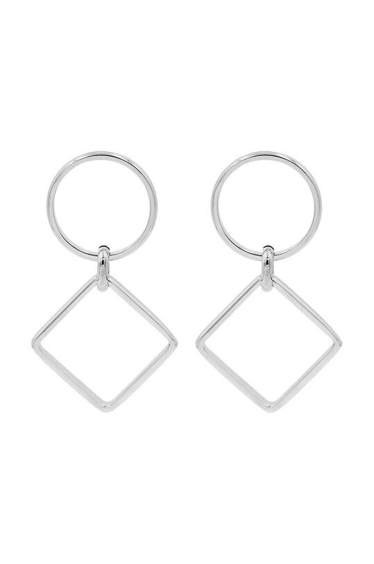 Позолоченные серьги Lilou California серебрянный 139/50/KOL