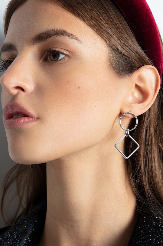 Позолоченные серьги Lilou California 139/50/KOL серебрянный AA00