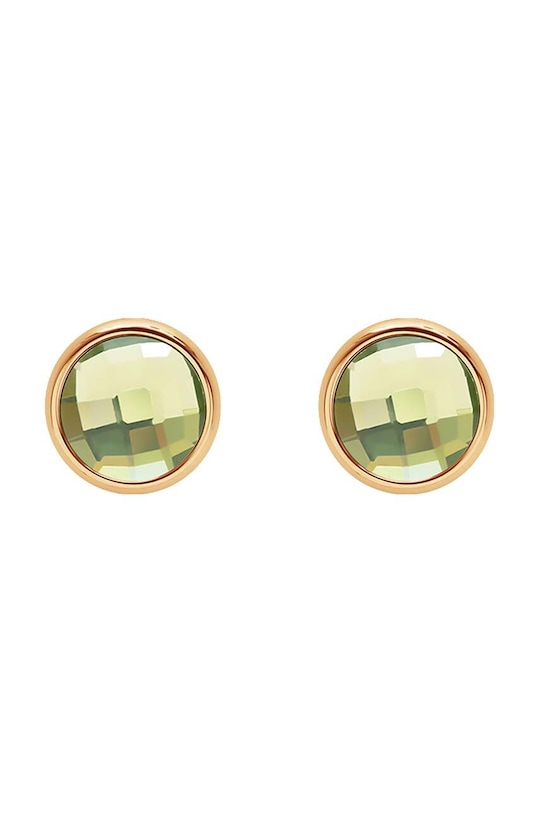 Lilou cercei placați cu aur One placă argint verde 176/10/KOL/ZIK