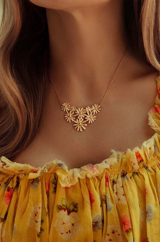 Επιχρυσωμένο κολιέ Lilou Margaret 206/46/LAN χρυσαφί AA00