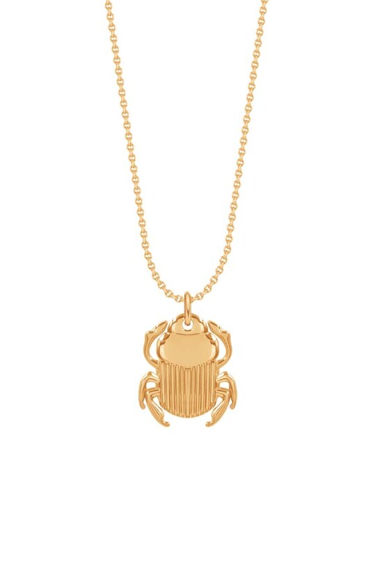 Náhrdelník so skarabeusom Lilou zlatá A03/MARKET/ANS/18