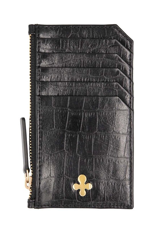 Lilou carcasa din piele husă de card negru CARHOL/BLACRO