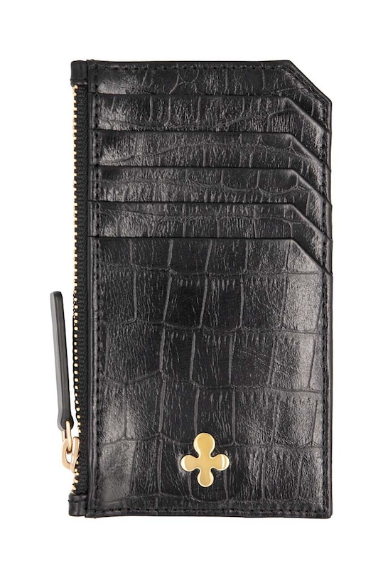 Kožené pouzdro na karty Lilou obal na karty černá CARHOL/BLACRO